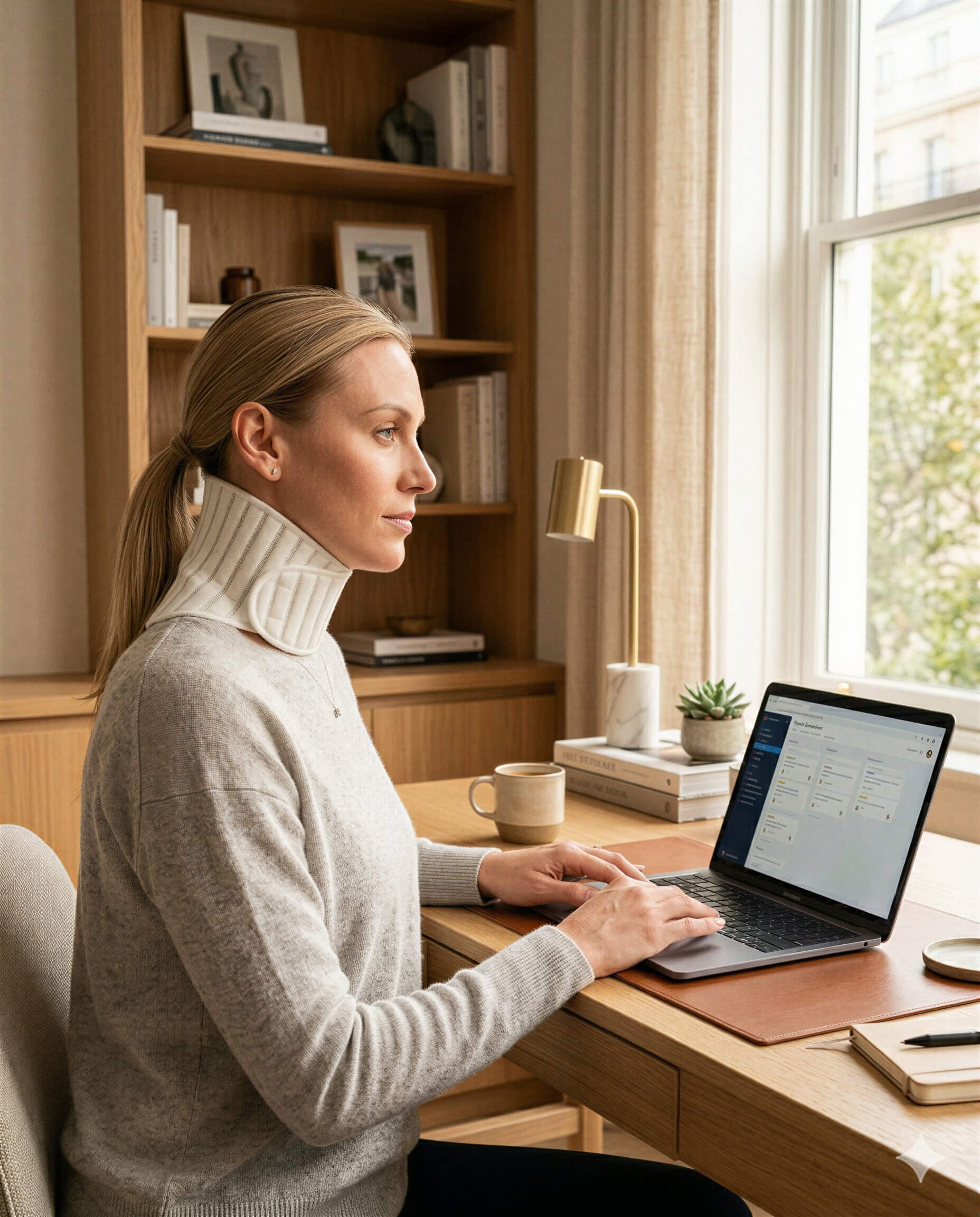 Thermo Ripp masážní bandáž krční páteř u počítače - FitnessShop Praha